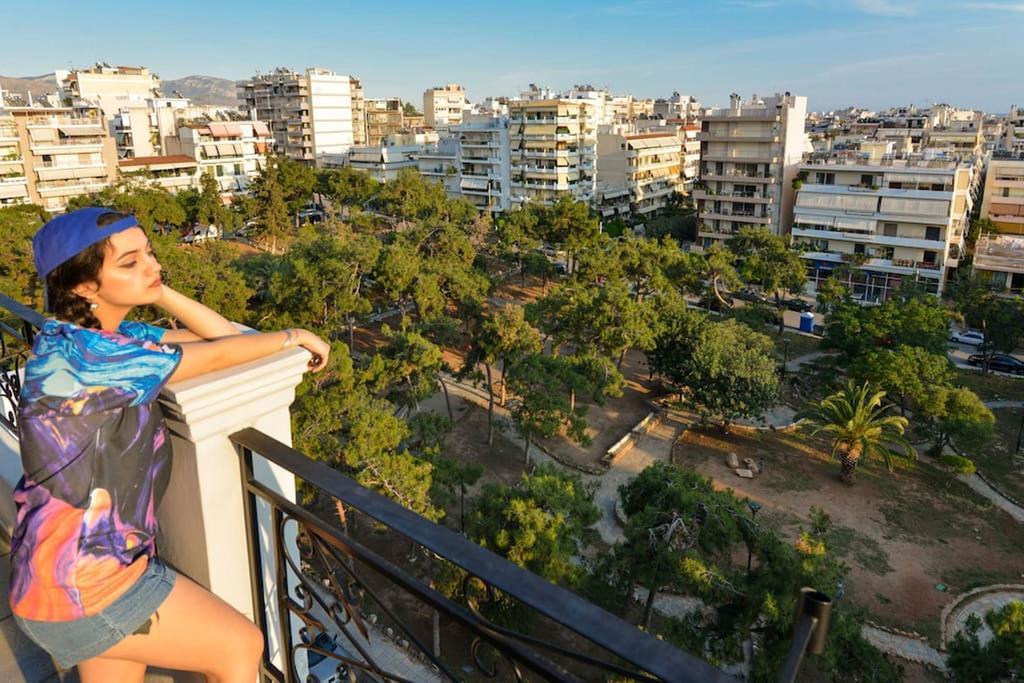 165 Sm Penthouse Maisonette Apartment Athens Luaran gambar